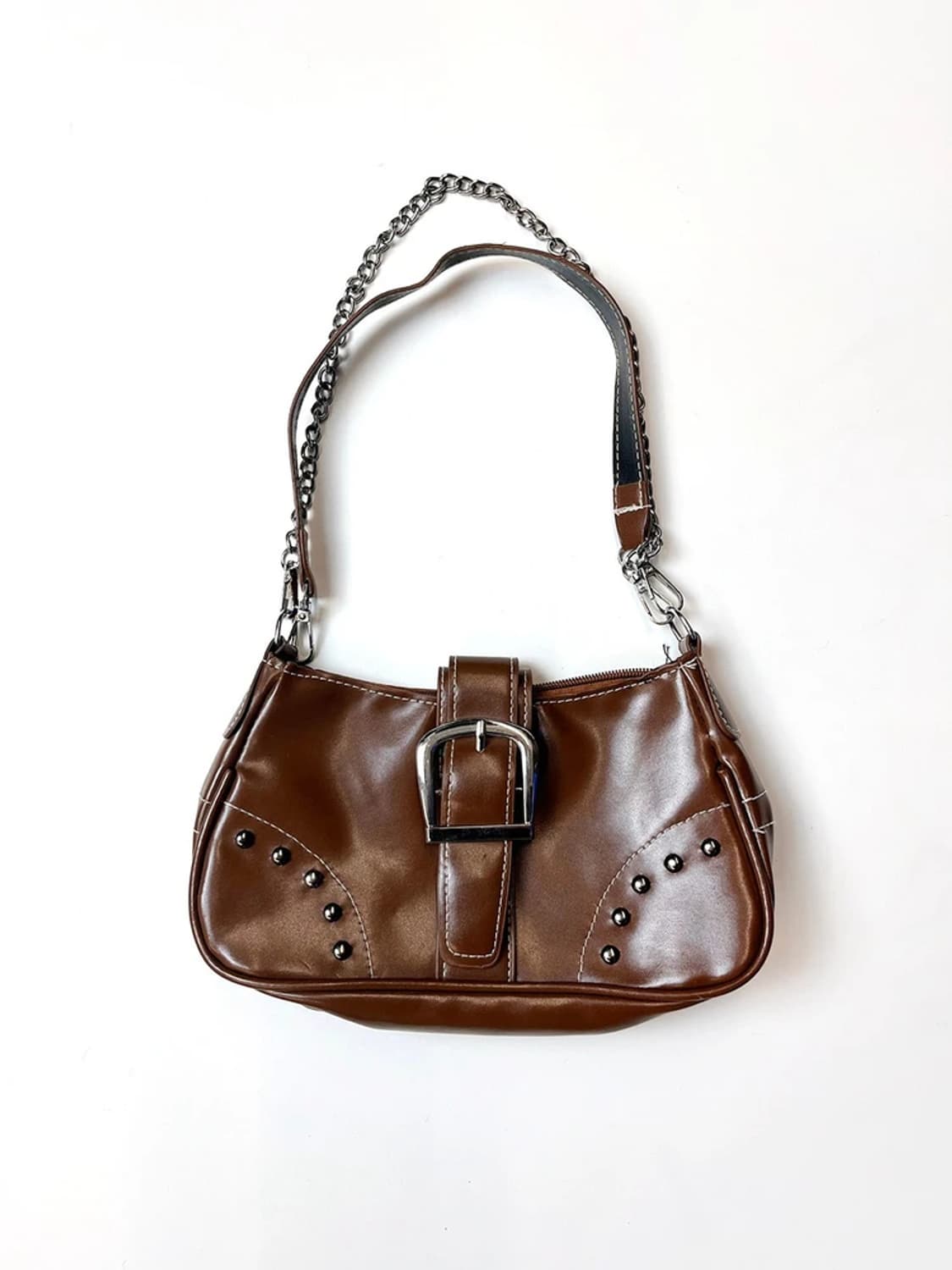  Selected 비건 가죽 미니멀리즘 숄더백 A1593 상품이미지1