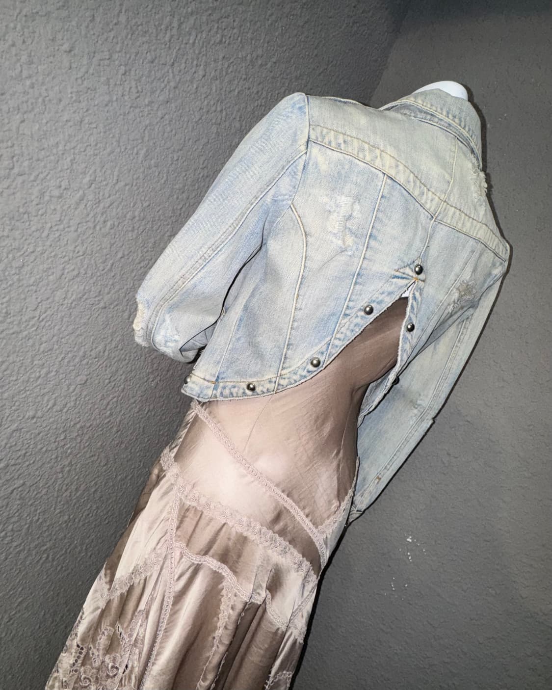 걸스 디테일 데님블레이저 상품이미지5