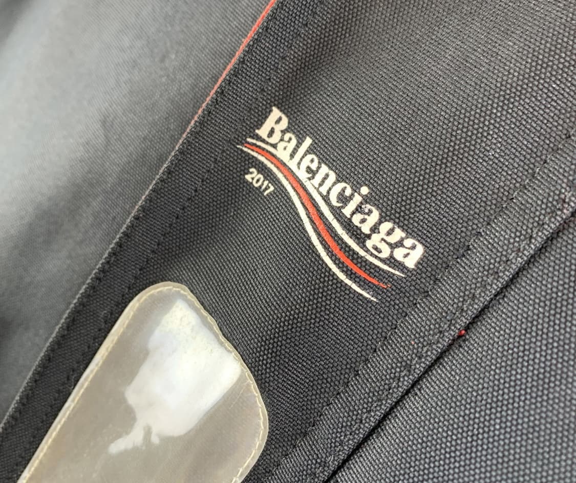 발렌시아가 웨이브로고 쉘파카 브레드 46 상품이미지10