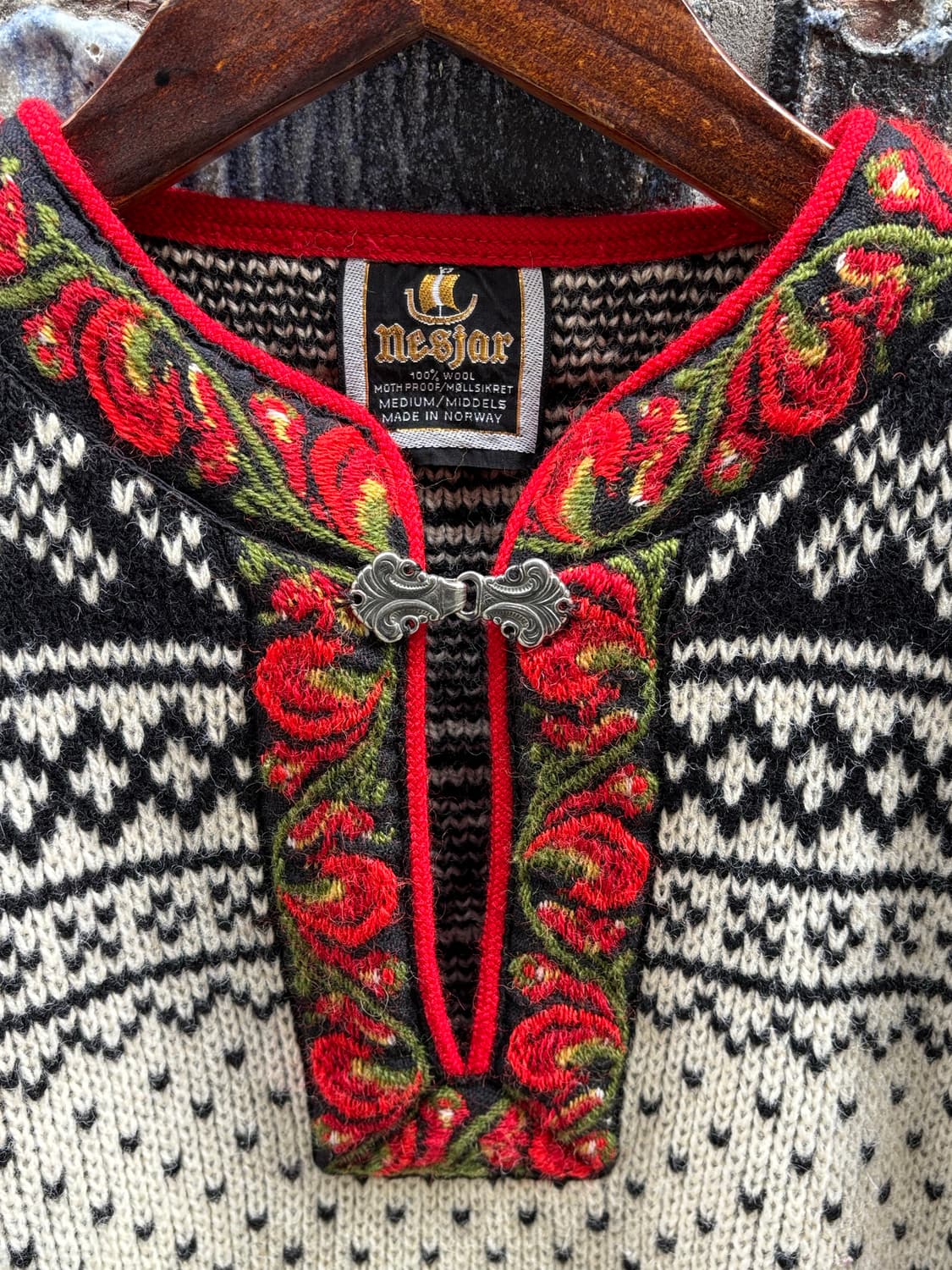 90s 노르딕 엔틱후크 스웨터 상품이미지2