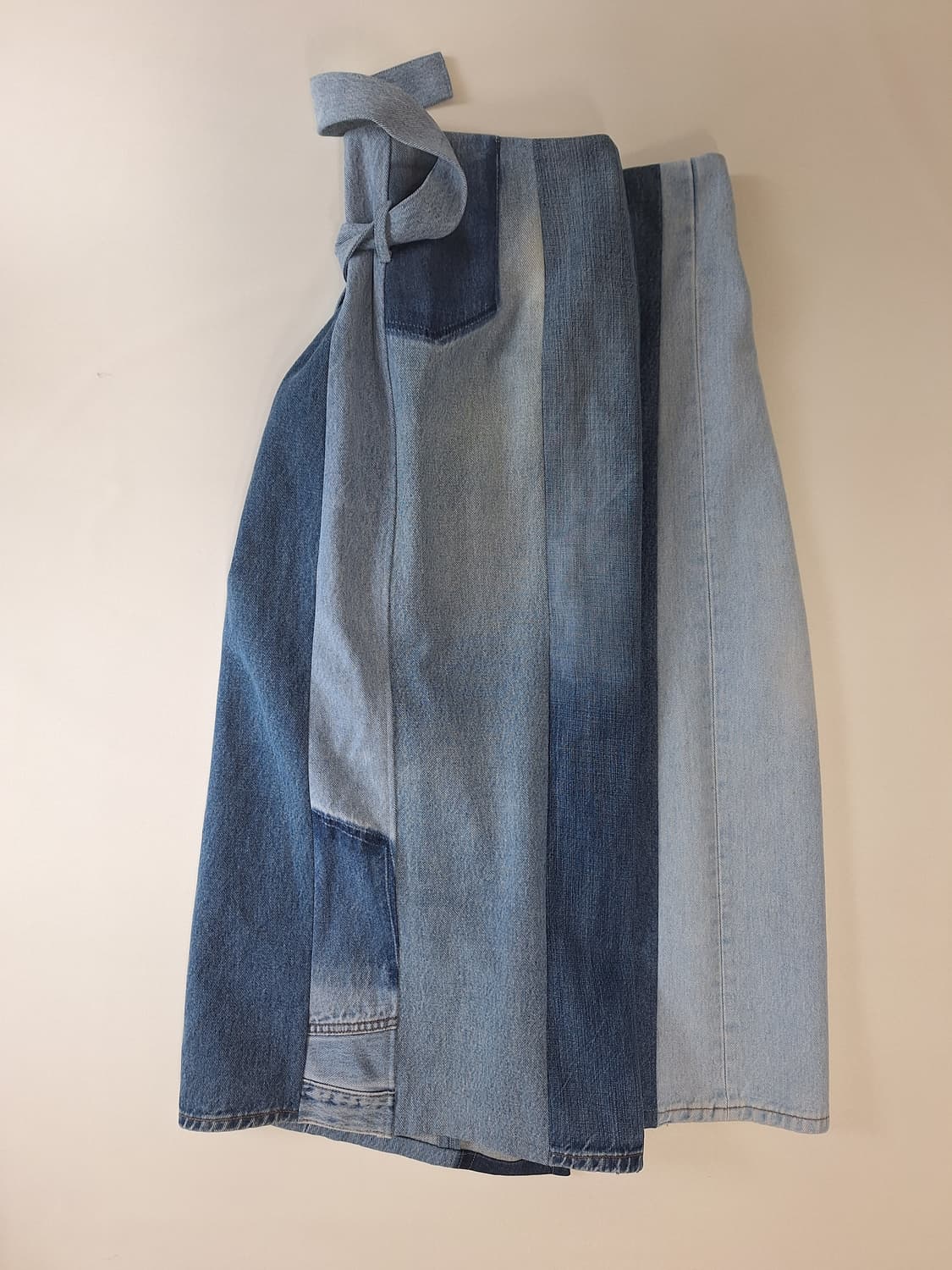 미하라야스히로 데님 랩 스커트 상품이미지2