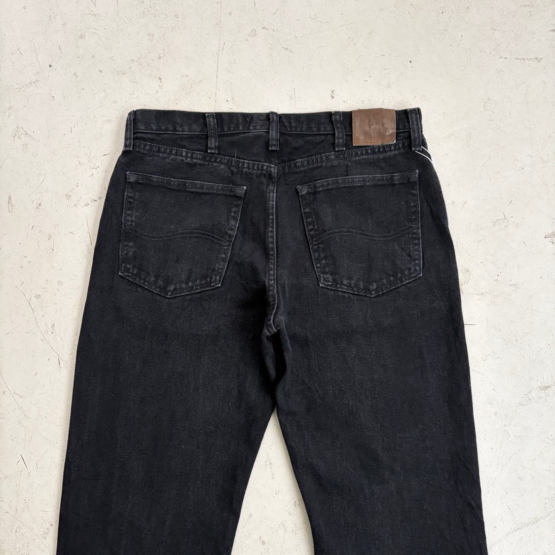 00s LEE 빈티지 흑청 데님팬츠 34x29 상품이미지7