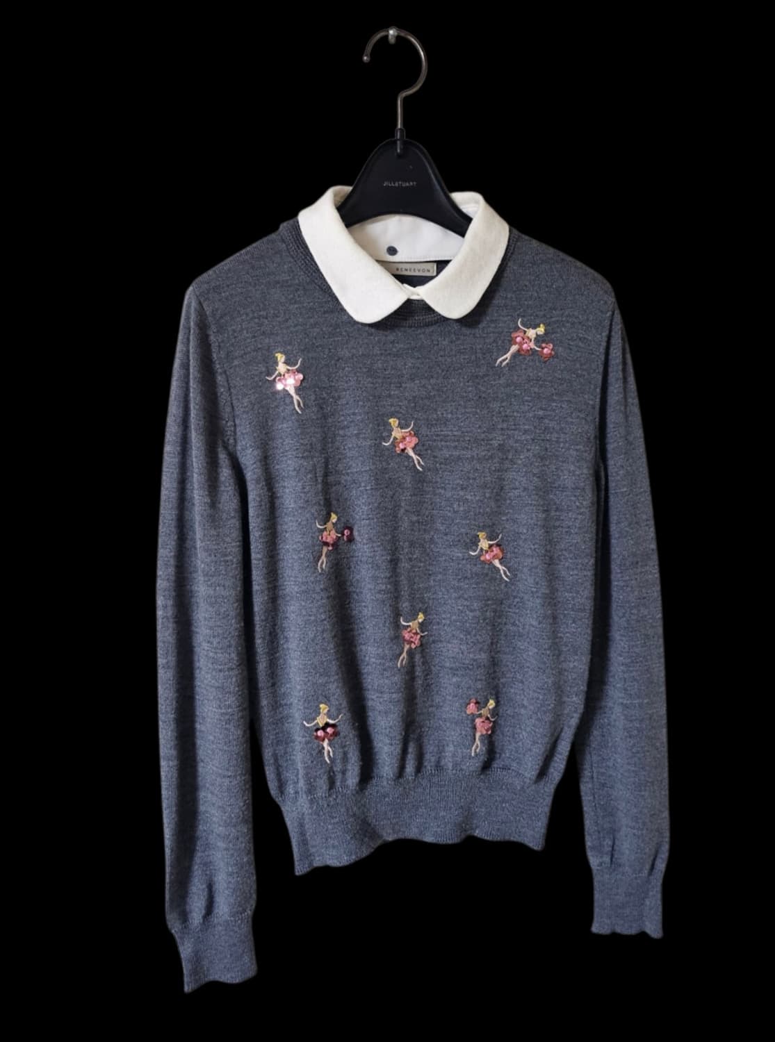 레니본 울100  발레리나 니트 55 / 상태 좋음 상품이미지6