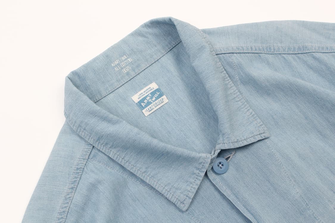 ARMY TWILL  Military Utility Half Shirt  상품이미지3