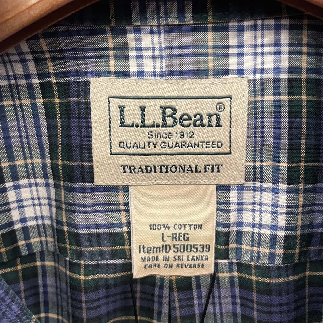 00s L.L.Bean 엘엘빈 트레디셔널 멀티 체크 셔츠 상품이미지6