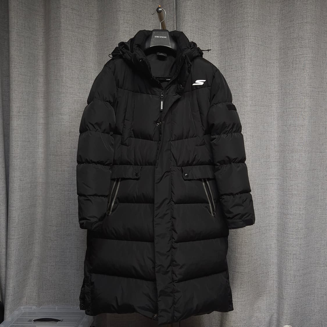 100 ) 스케쳐스 남성 거위털 롱패딩 상품이미지1