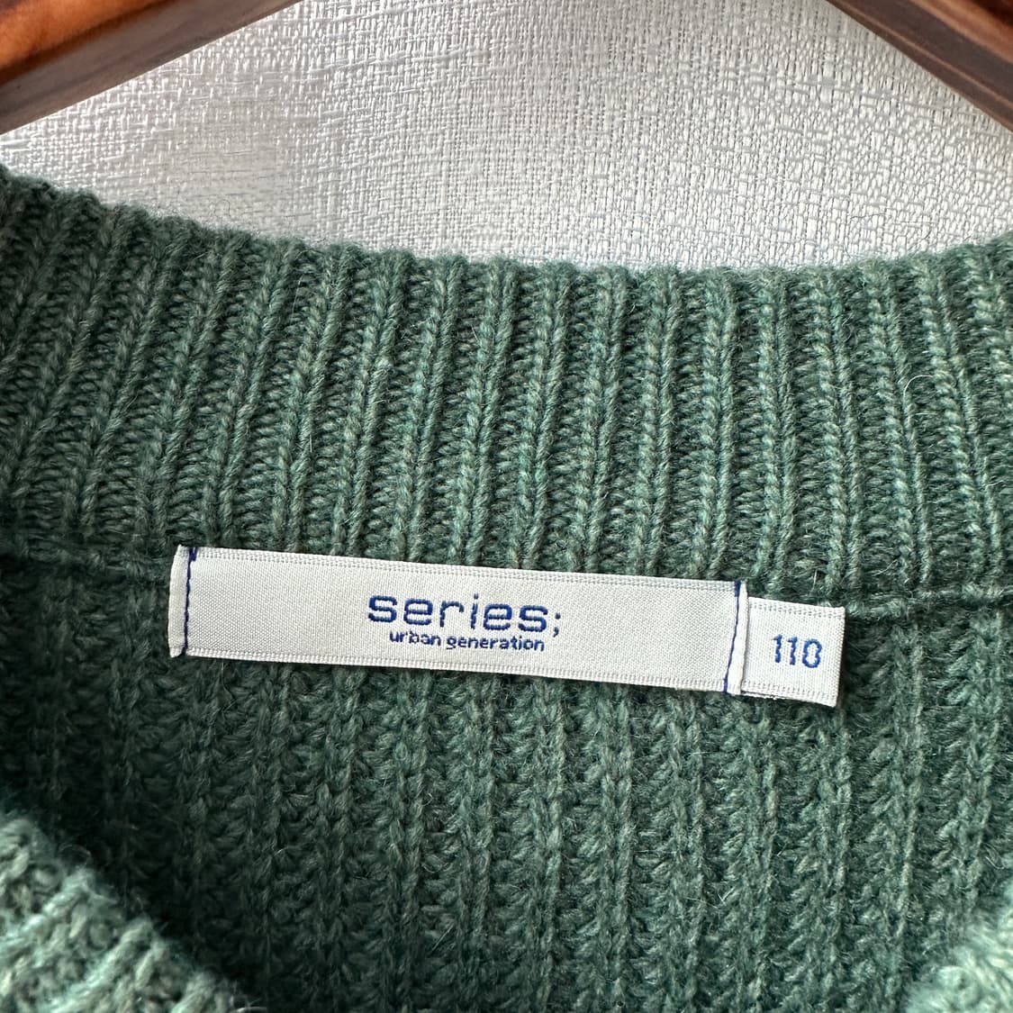 Series 시리즈 울캐시미어 혼방 원포켓 헤비웨이트 니트 110 상품이미지9
