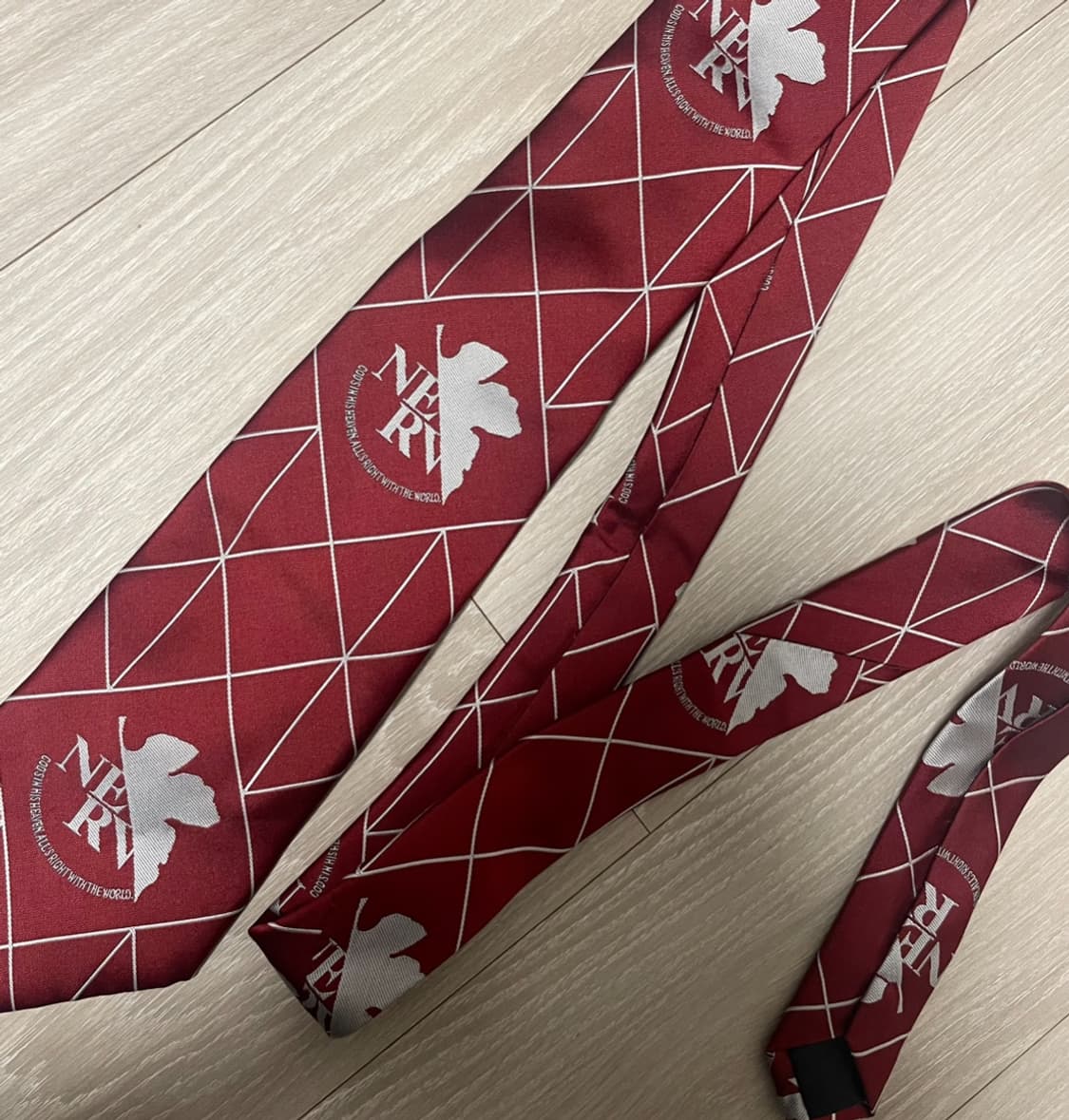 에반게리온 네르프 넥타이 빈티지 고전 상품이미지1