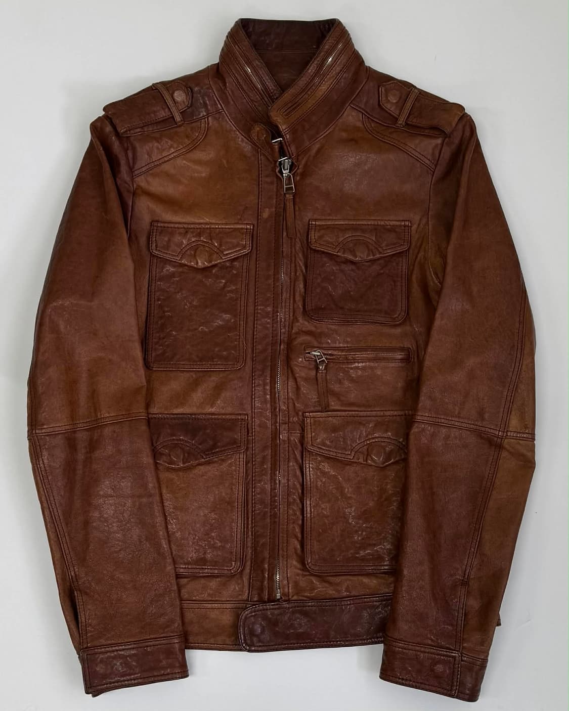 [M] T.I FOR MEN 천연 양가죽 필드 자켓 상품이미지1