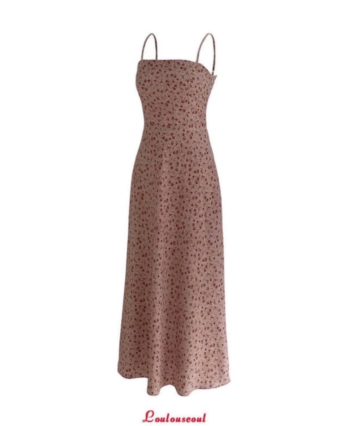 루루서울 Feel Pretty Flower Dress (Red) 상품이미지1
