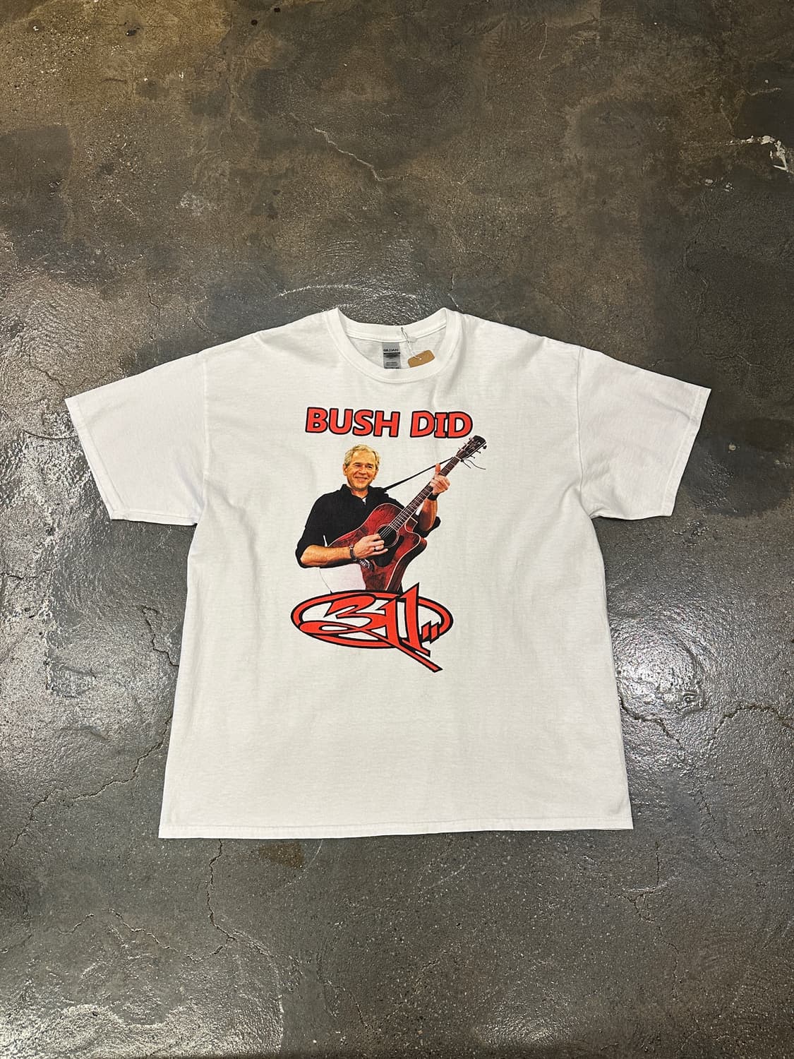 Gildan Bush Did 빈티지 반팔티 XL 상품이미지1