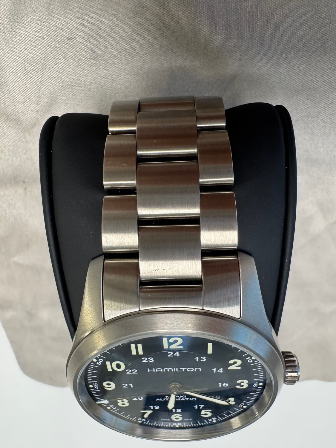 해밀턴 카키필드 오토 티타늄 38mm 블루 상품이미지6