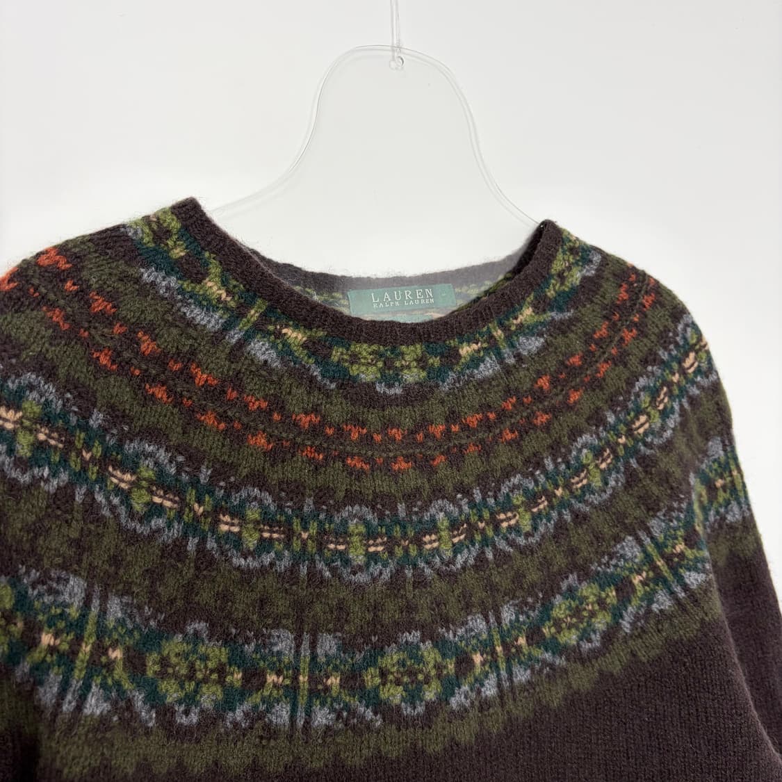 폴로 랄프로렌 노르딕 패턴 니트 티셔츠 상품이미지2