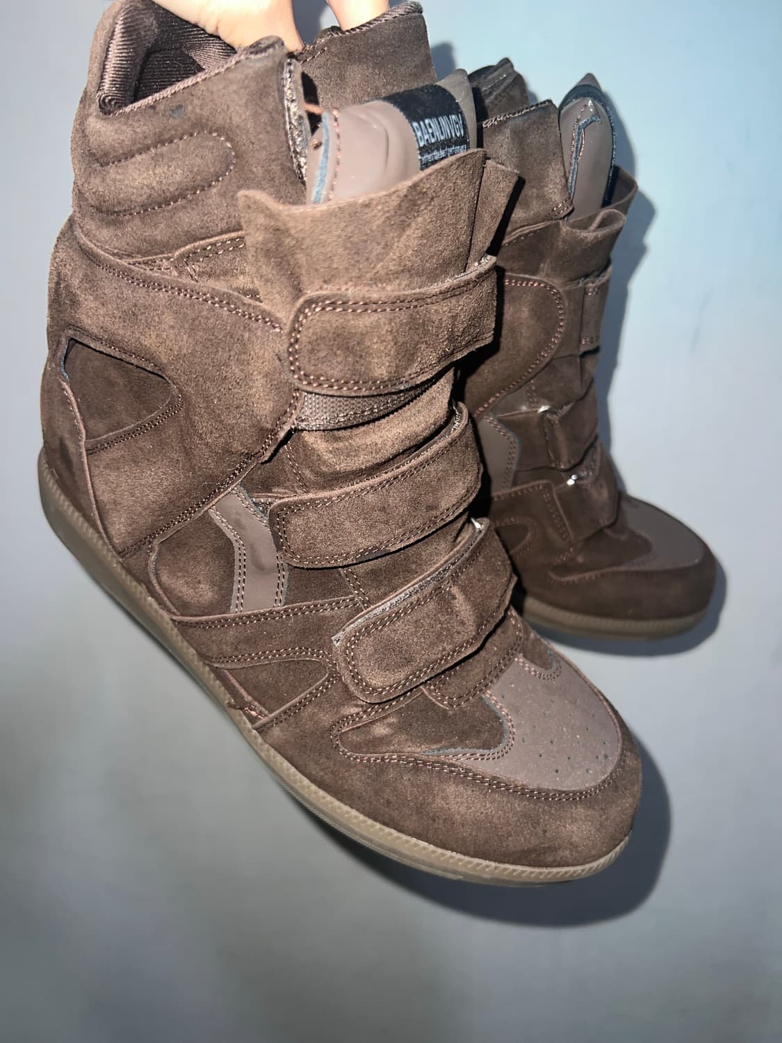 빈티지 하이탑 스니커즈 브라운 250 아쉬 이자벨 마랑 상품이미지6