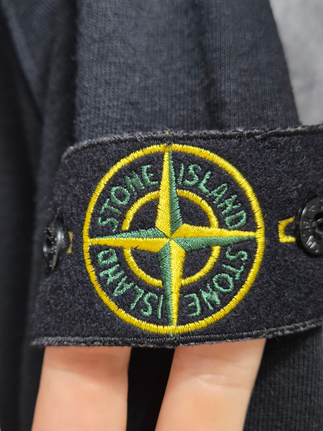 한글택 21SS스톤아일랜드 맨투맨 95-M 블랙 상품이미지6