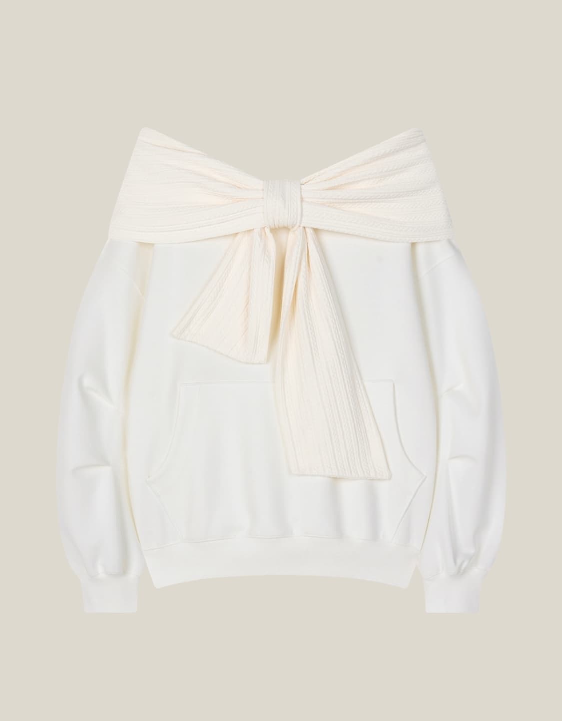 더티스 리본 후드 ss신상 아이보리 2/11순차배송 상품이미지1