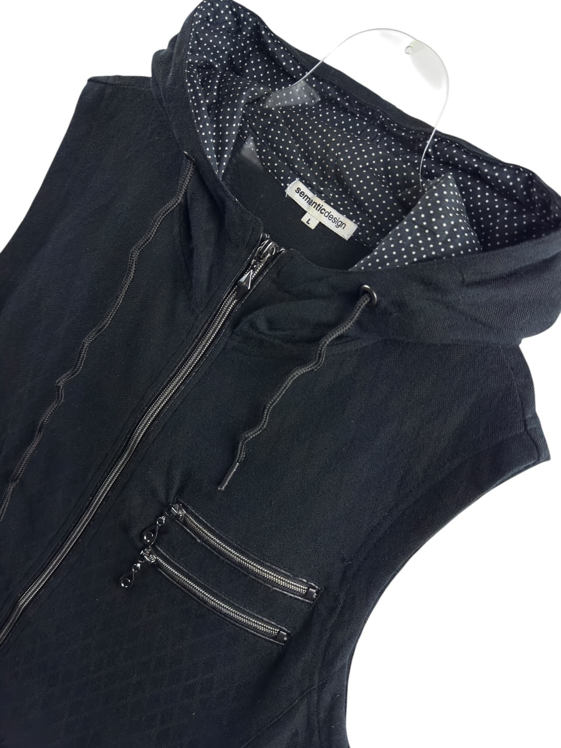 JPN 아가일 도트 투웨이 베스트1313 상품이미지3