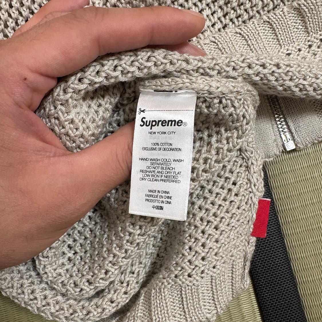 Supreme 23ss 드래곤 집업 스웨터 베스트 상품이미지7