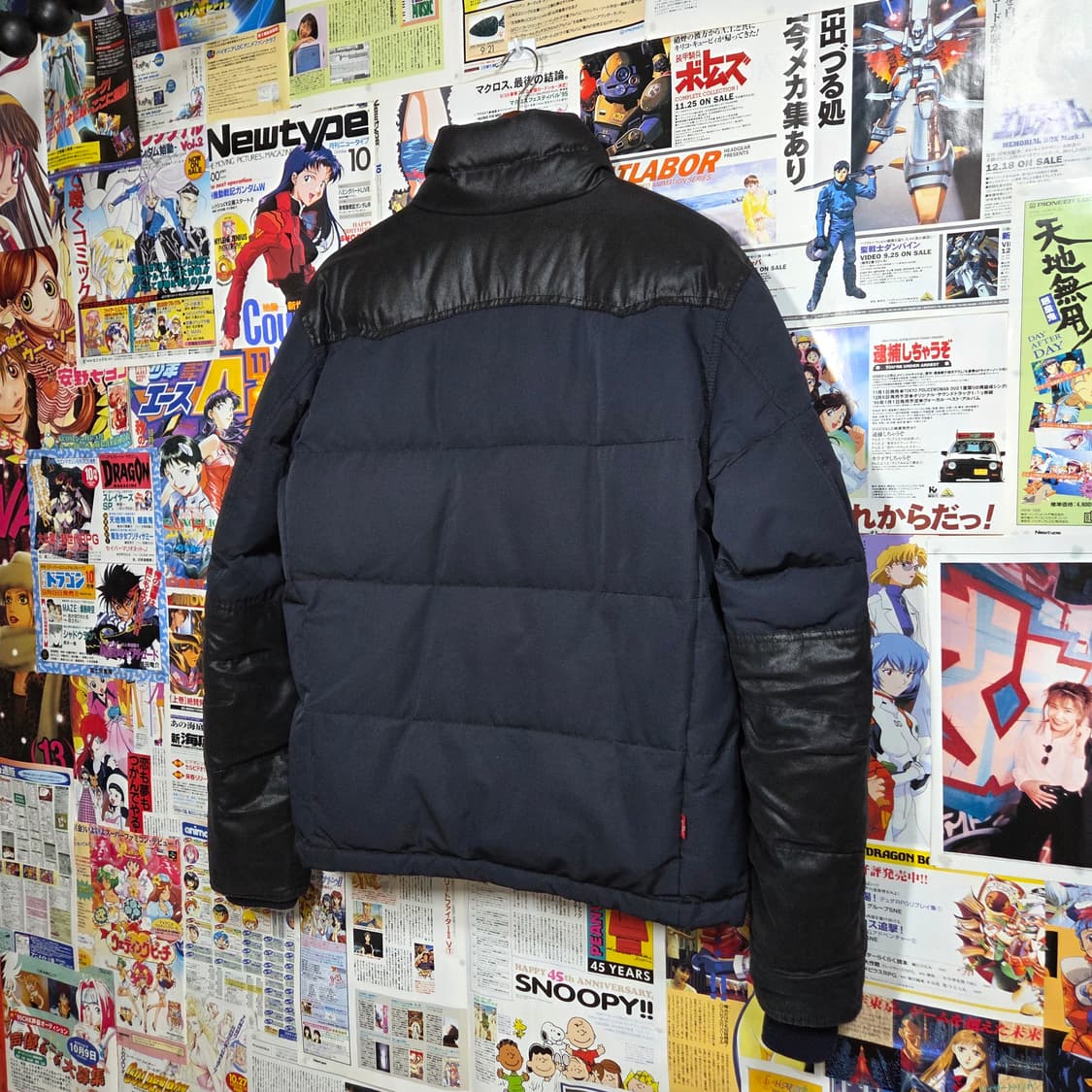 리바이스 501 덕다운 레더 패치 패딩  상품이미지6