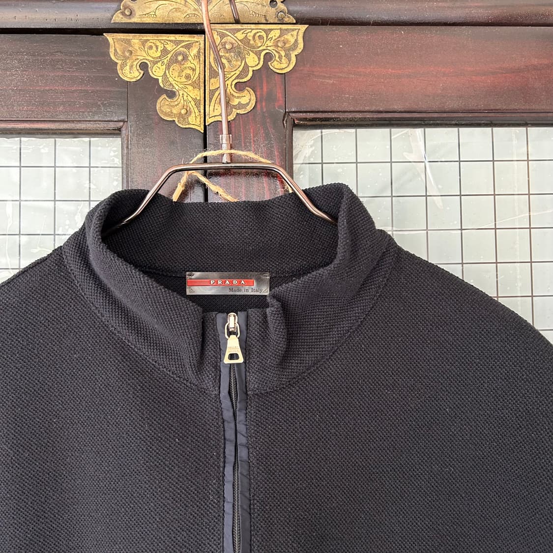 프라다 스포츠 쿼터 집업 셔츠 상품이미지7