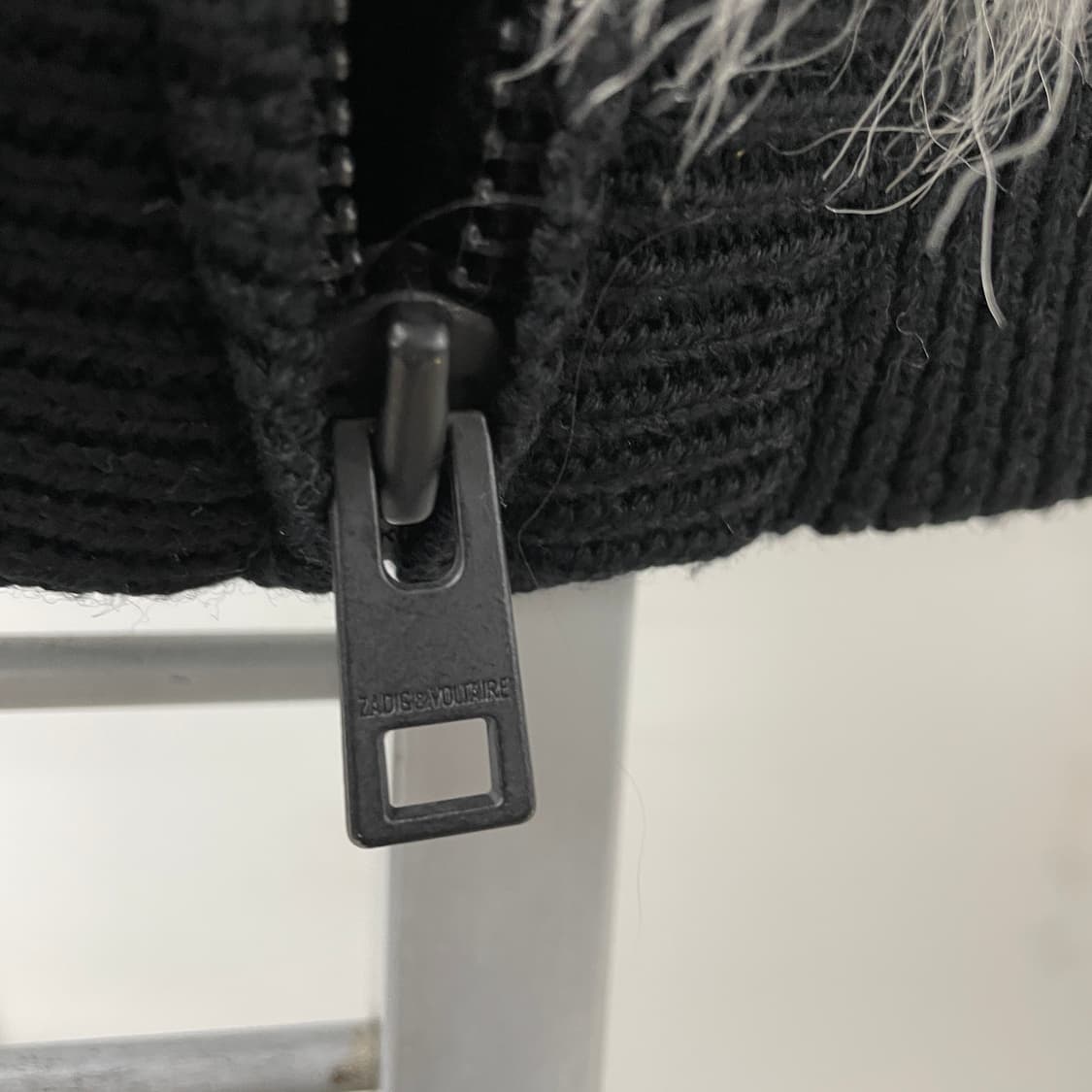 쟈딕앤볼테르 퍼 니트 집업 XS(W) 상품이미지6