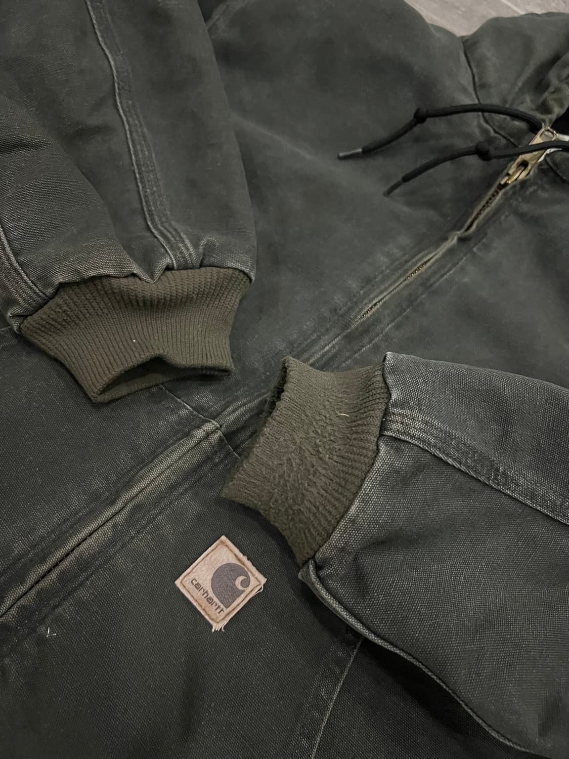 (XL) 칼하트 후드 덕 액티브 자켓 J130 MOS 모스그린 상품이미지7