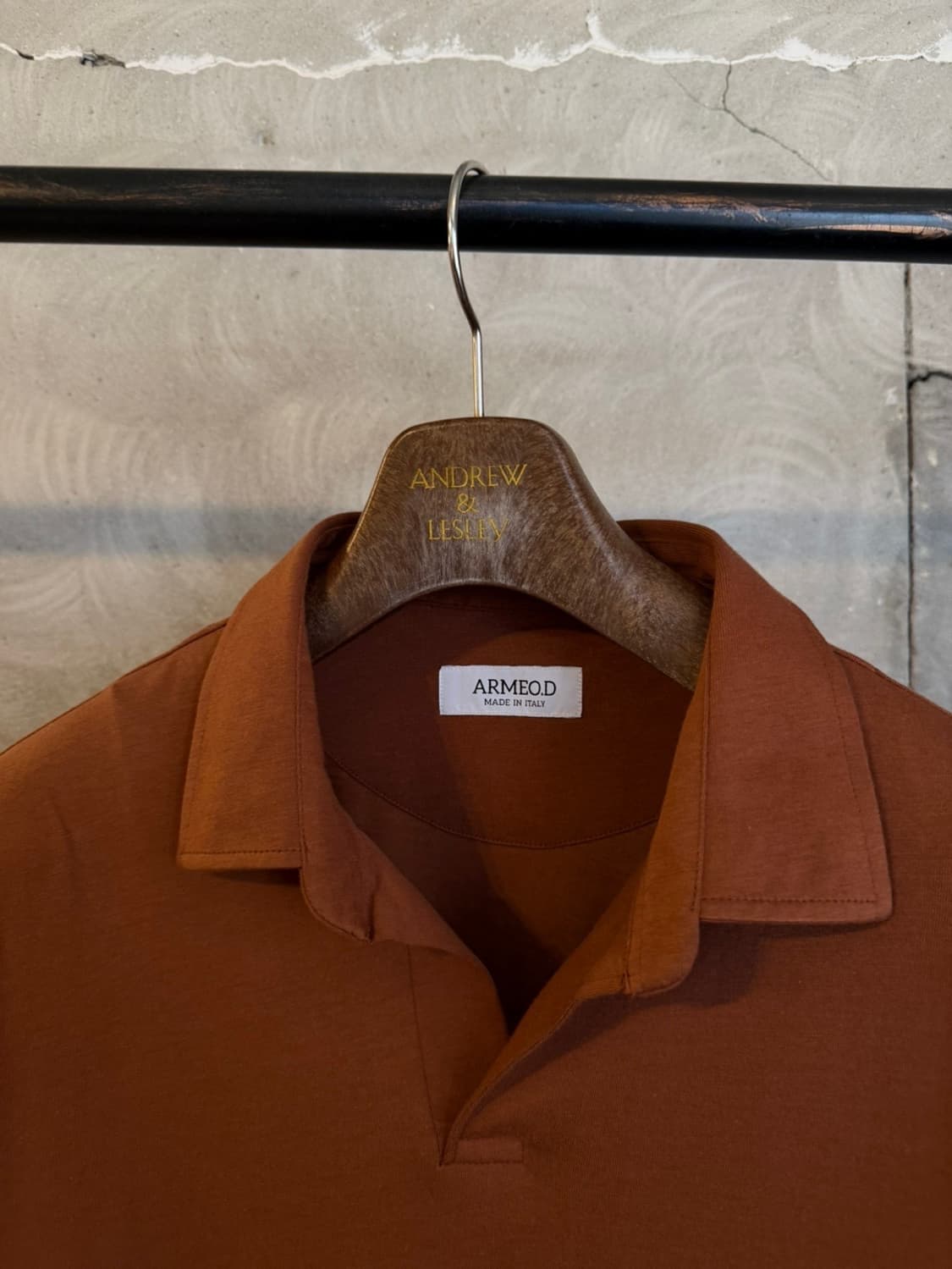 ARMEO.D 오픈칼라넥 셔츠 100 상품이미지3