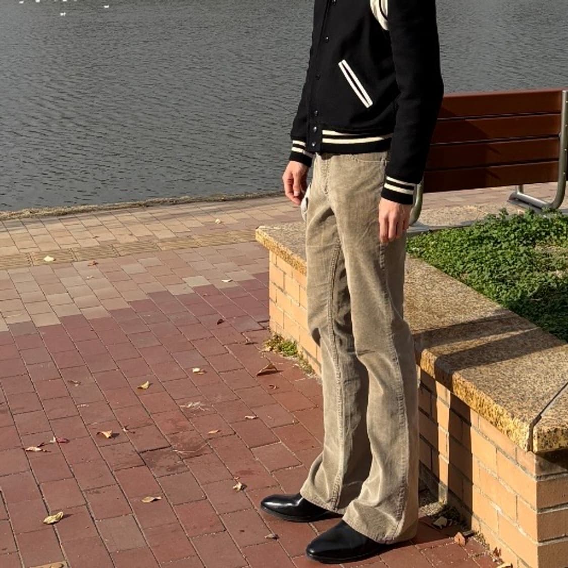 70s 리바이스 646 벨바텀 코듀로이 부츠컷 데님팬츠 31/34 상품이미지1