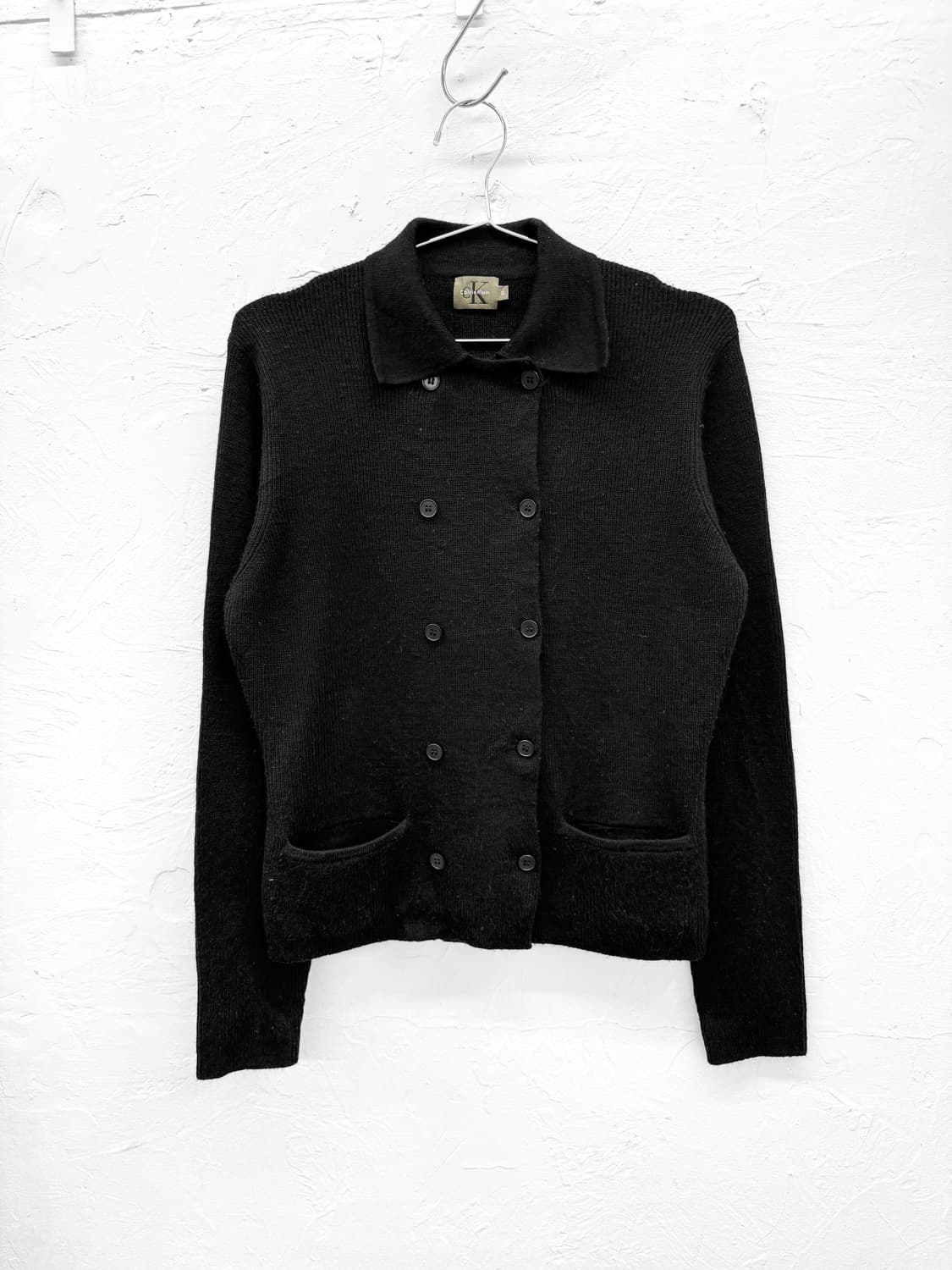 캘빈클라인 더블 브레스트 울 가디건 상품이미지1