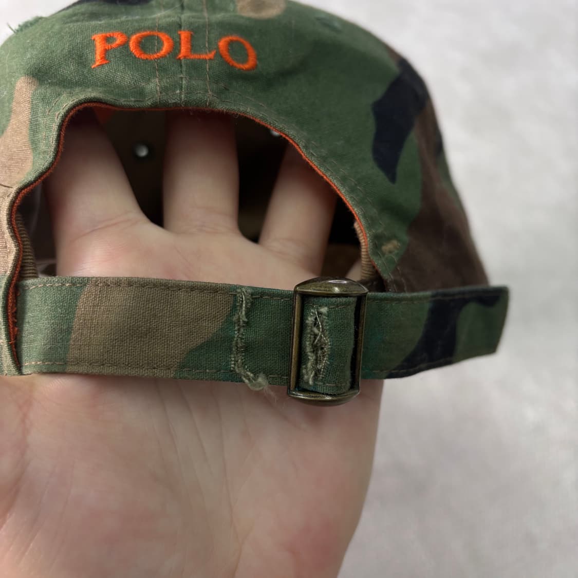 폴로 랄프로렌 카모 밀리터리 볼캡  상품이미지4