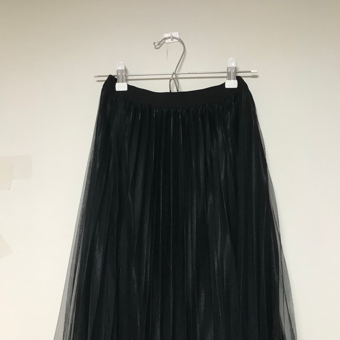 블랙 캉캉 롱 샤 스커트 상품이미지3