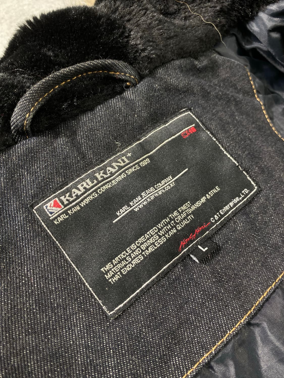 [L] Karl Kani 빈티지 칼카니 데님N-3B 파카 상품이미지9
