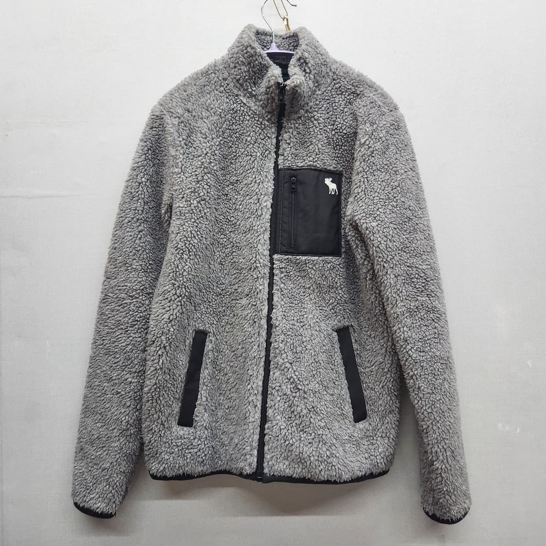 아베크롬비 뽀글이 빅포켓 후리스 S 상품이미지1