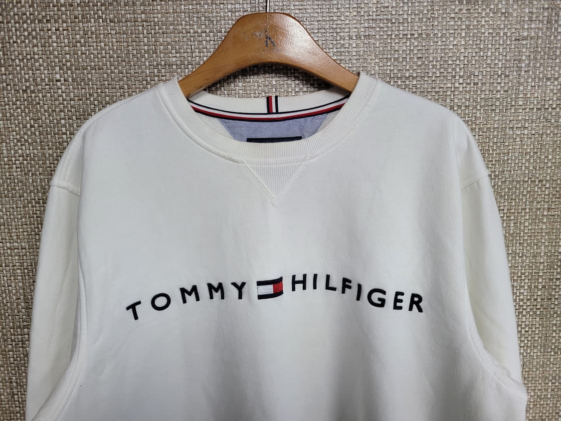 XL 110사이즈 타미힐피거 기모 맨투맨 빅사이즈 오버핏 올드스쿨  상품이미지2