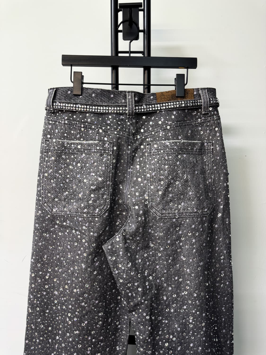 벌스오브로얄차일드 24AW 스와로브스키 데님 팬츠 상품이미지6