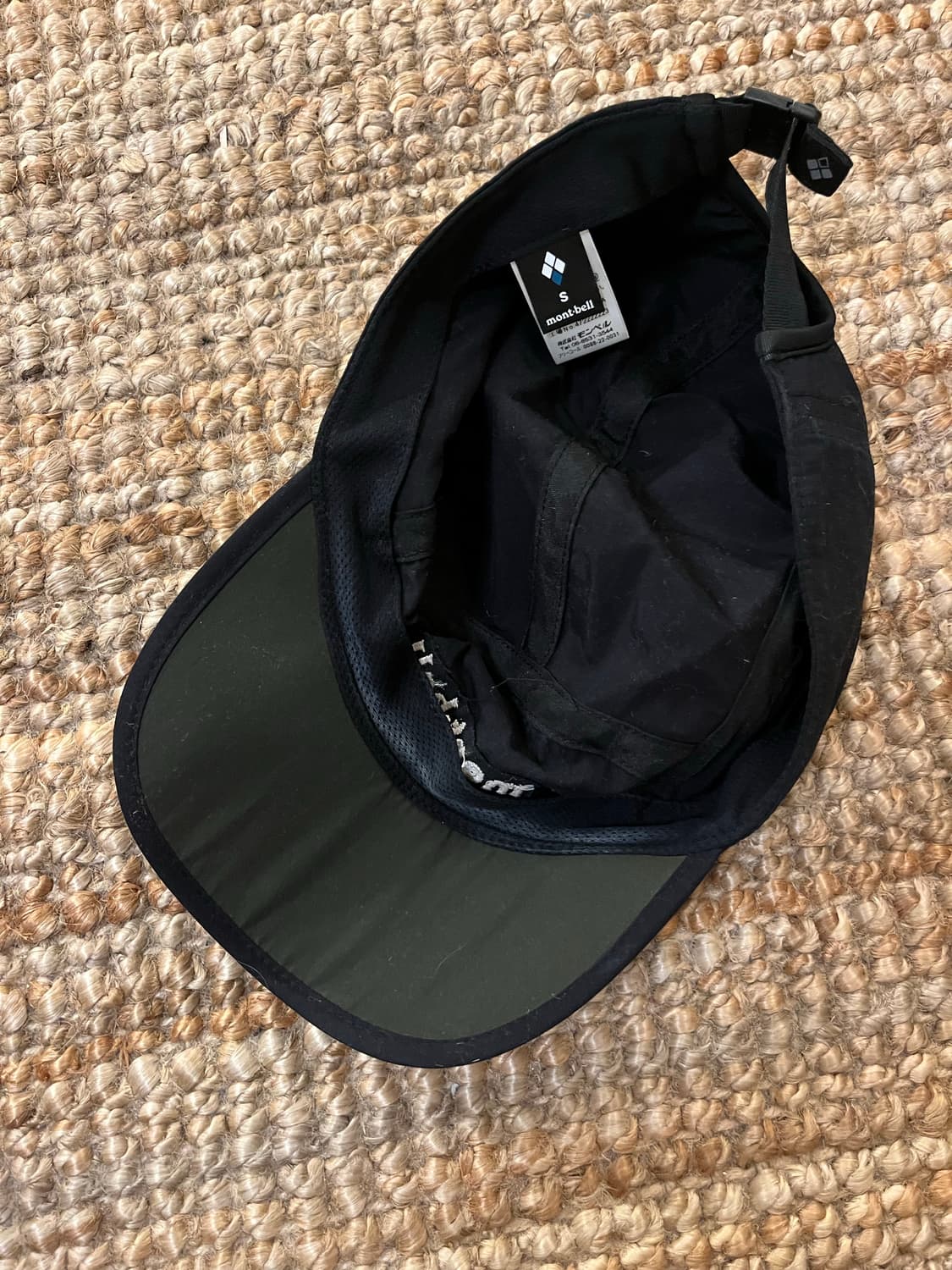 몽벨 O.D 크러셔블 캡 블랙 상품이미지2