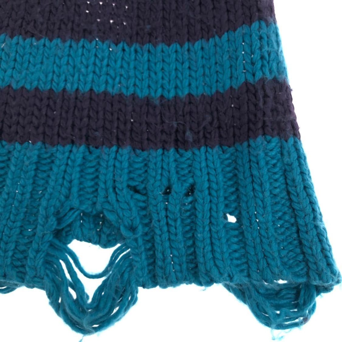 히스테릭 글래머 데미지 가공 스트라이프 니트 유니섹스 상품이미지4