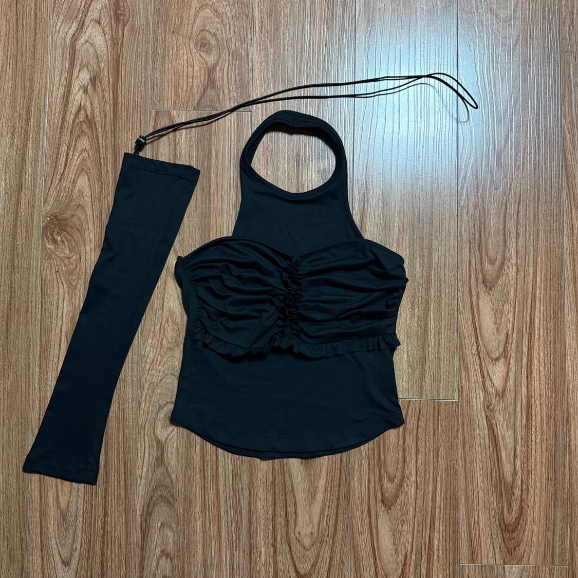 쓰리타임즈 아린나 워머탑+스커트 셋업 상품이미지4