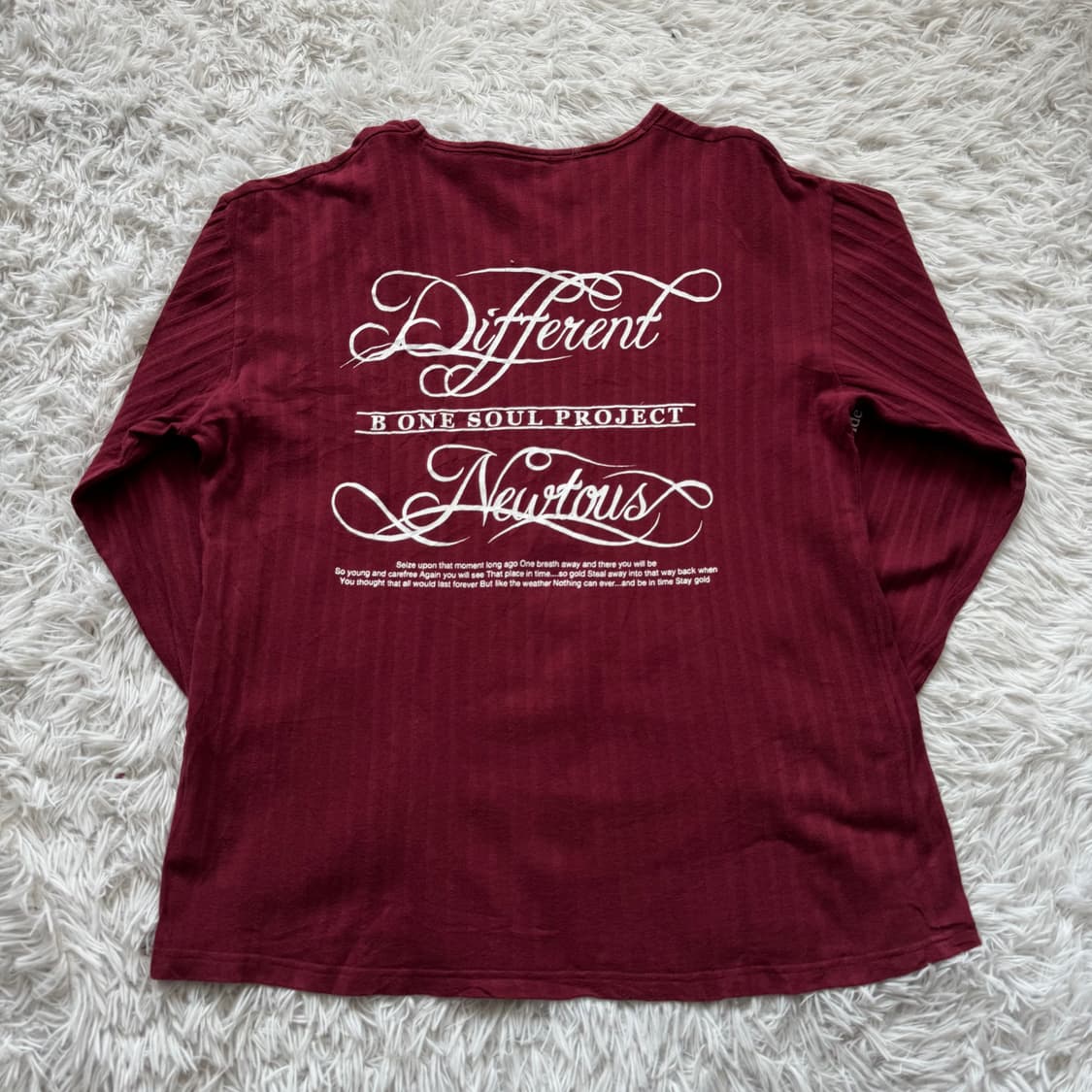 BONESOUL 일본빈티지 오리엔탈 긴팔 y2k긴팔 롱슬리브 XL 105 상품이미지3