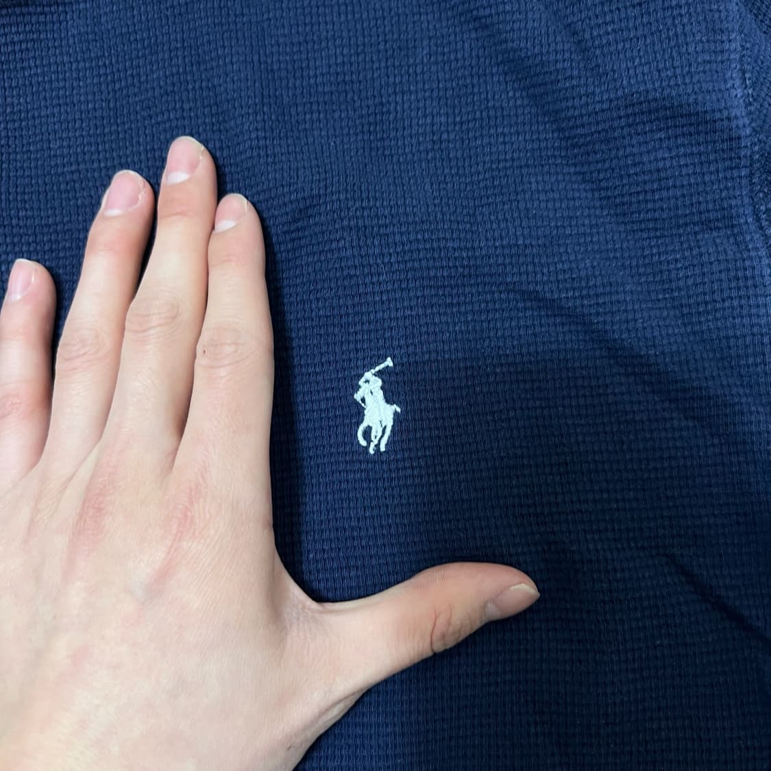 폴로 랄프로렌 베이직 와플 반팔티 M/95  상품이미지3