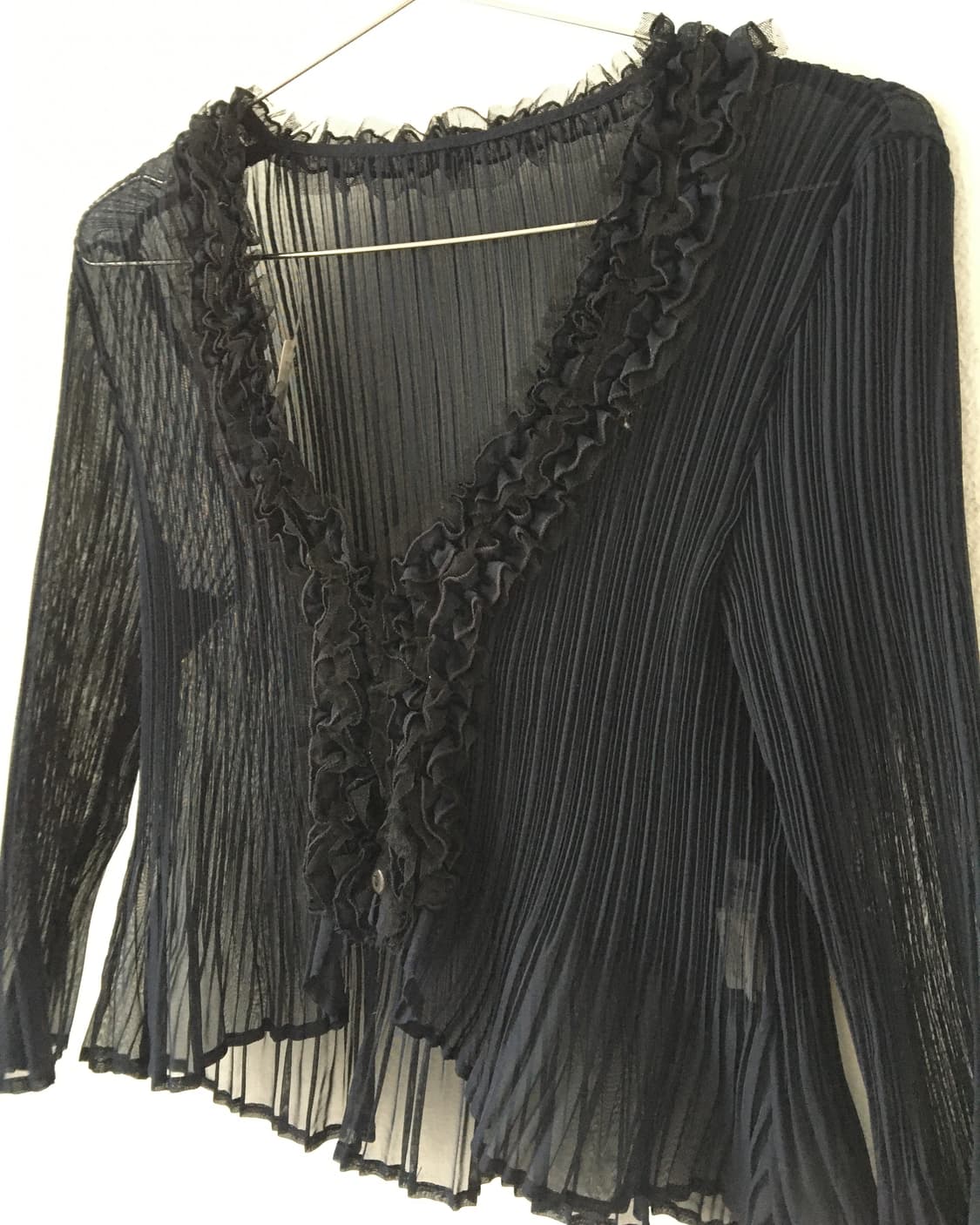 Frill point pleats cardigan 상품이미지6