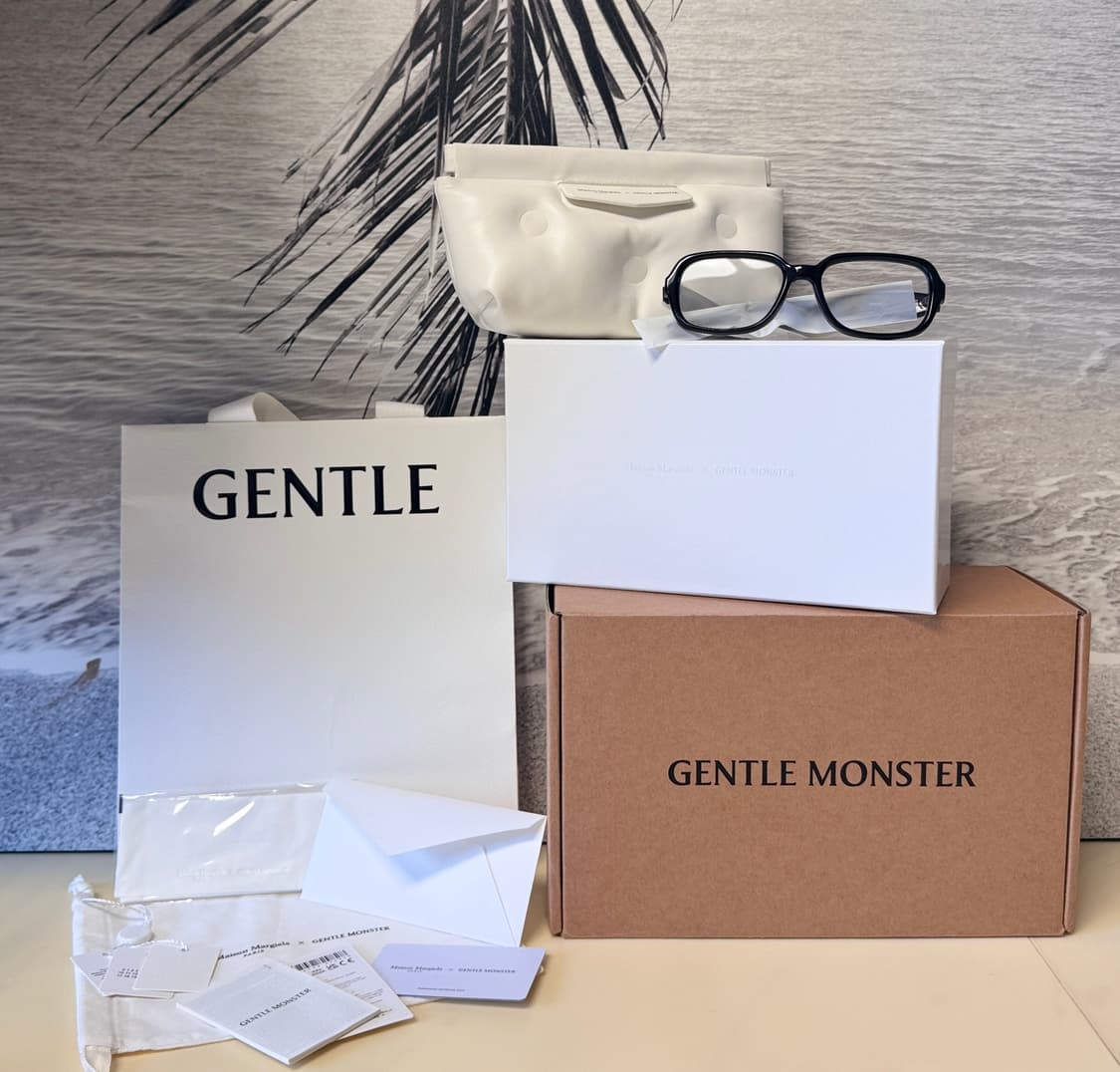 젠틀 몬스터 x 메종 마르지엘라 MM114 블랙 클리어 상품이미지1