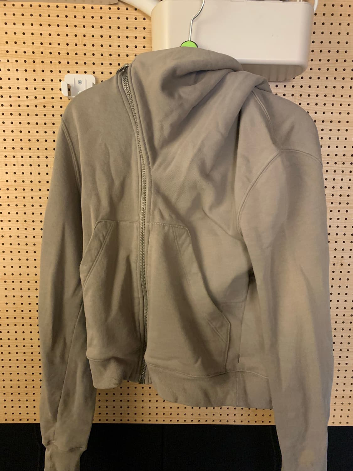 릭오웬스 사선 마운틴 후드집업 xs 상품이미지1