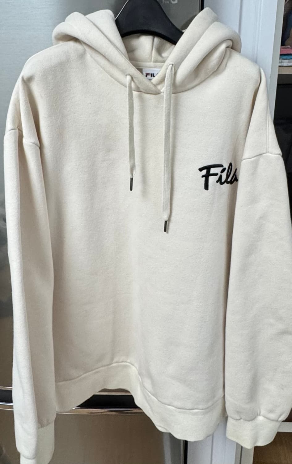  휠라 후드티 XL 아이보리 상품이미지1