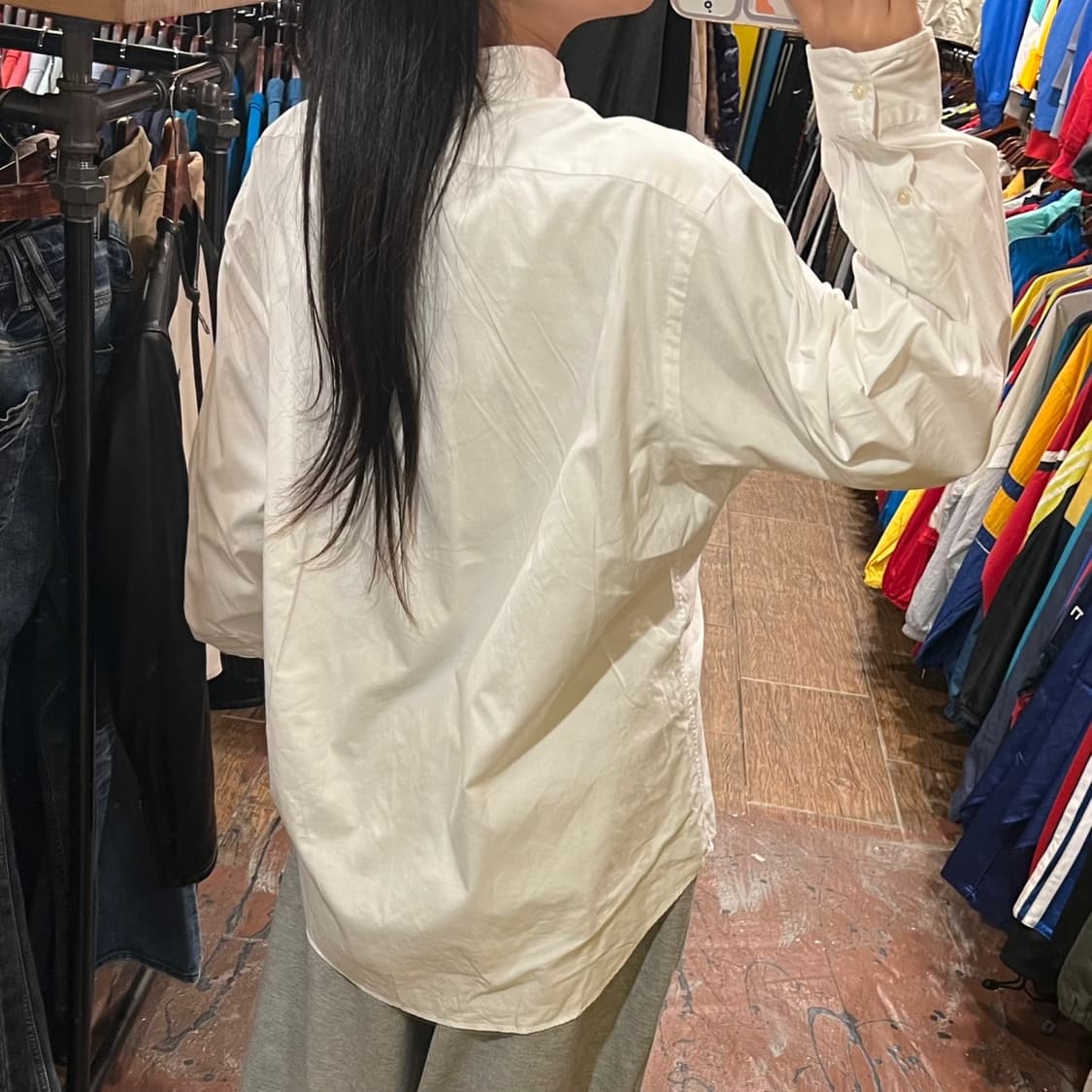 [HI]폴로 긴팔셔츠 화이트 상품이미지6
