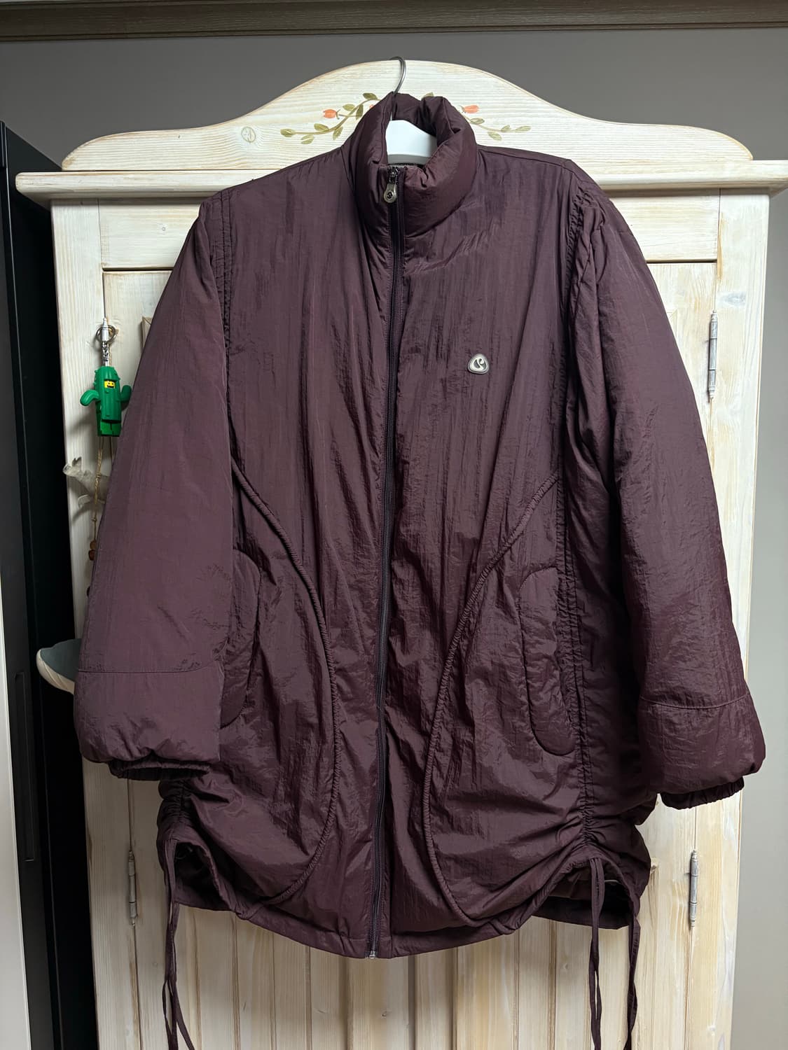 스마트어반유즈풀 코이세이오 패디드 자켓 버건디 상품이미지1