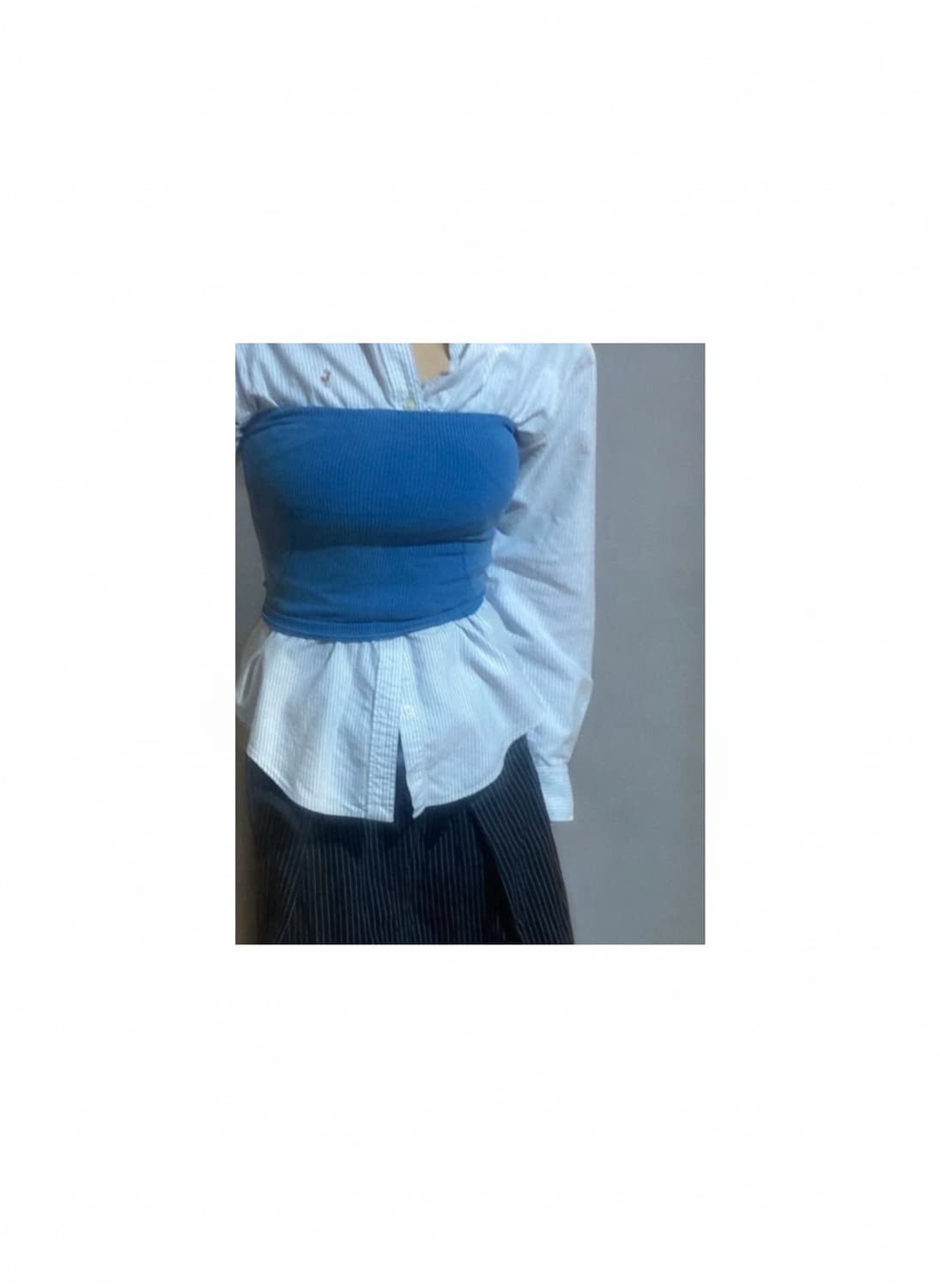 MHL 마가렛호웰 스트라이프 스커트 상품이미지1