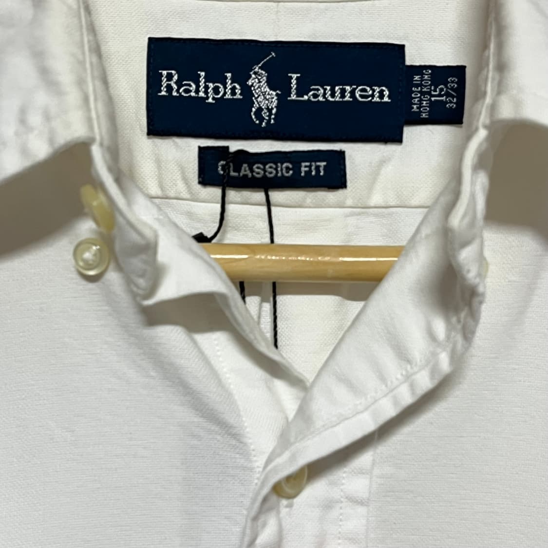 폴로 랄프로렌 클래식핏 화이트 셔츠 M 상품이미지4