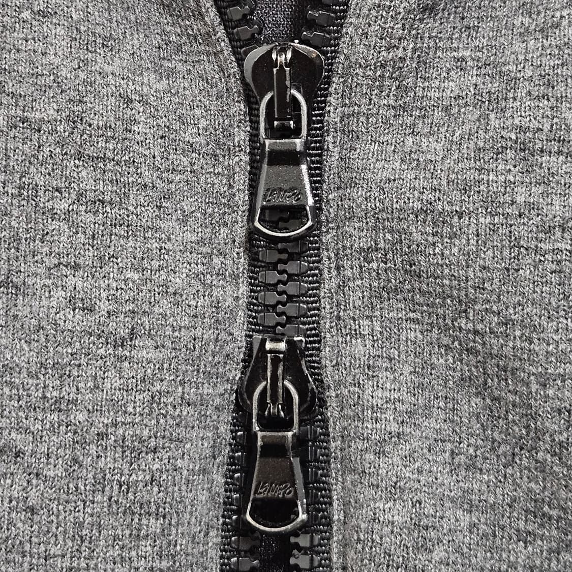 TIME 타임옴므 니트 구스다운 패딩 그레이 100 상품이미지2