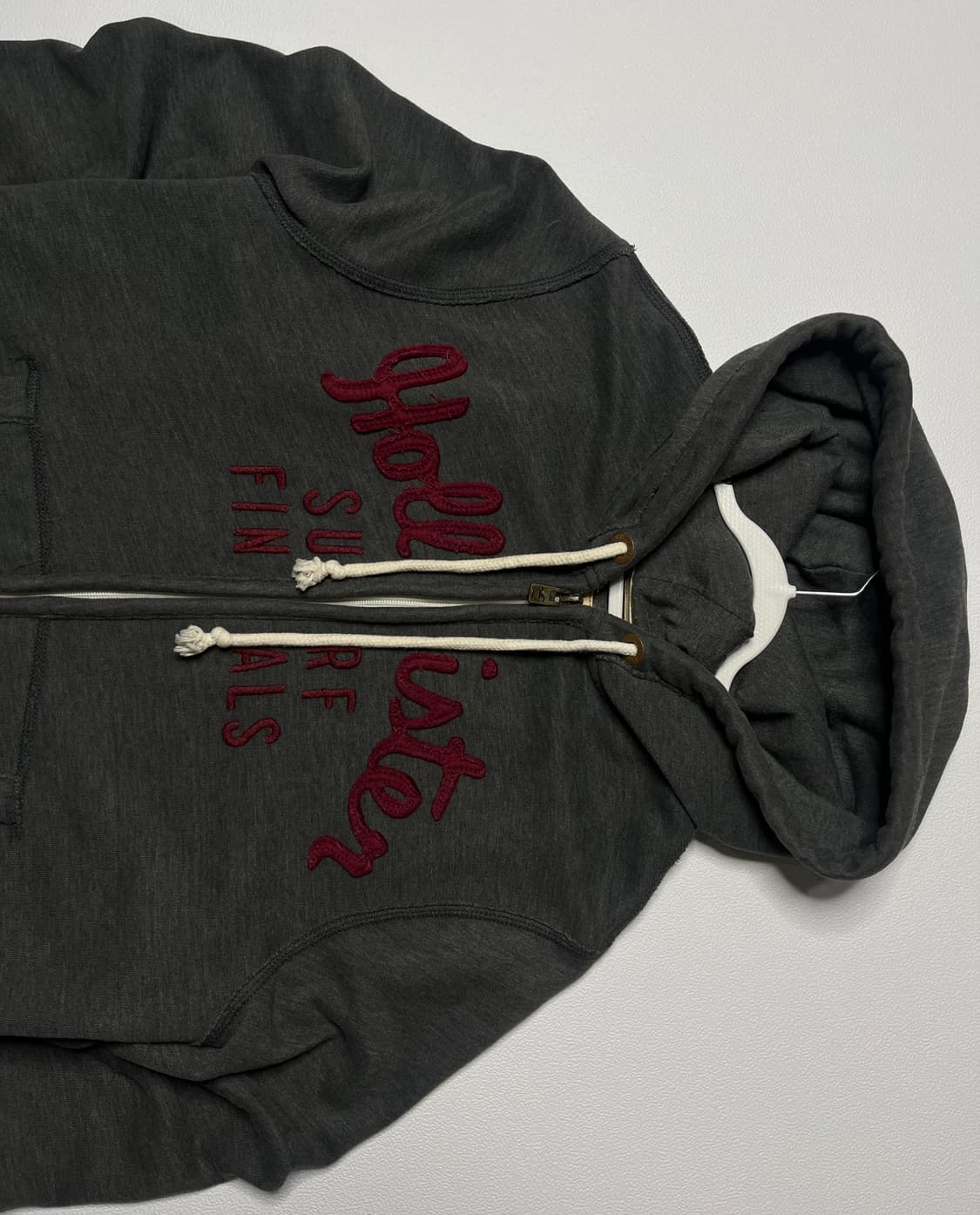 홀리스터 차콜 여성 후드집업 상품이미지2